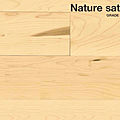 maple wood floor / wood / solid / FSC-certified - NATURE SATINEE