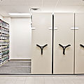 mechanical mobile shelving / desktop / archive - QUADRAMOBILE