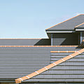 mechanical roof tile / concrete - MODERN