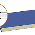 metal facing sandwich panel / rock wool core - PGB PWD