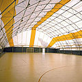 metal frame supported tensile structure - BARACCATURA DI TESTATA