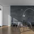 metal wallcovering - METALLIA : DARK STEEL