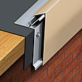 metallic profile / edge - PAC SNAP FASCIA