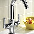 mixer for washbasins double-handle mixer tap / 1-hole - LOFT-ELITE