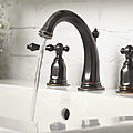 mixer for washbasins double-handle mixer tap / 3-hole - OIL-RUBBED BRONZE