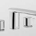 mixer for washbasins double-handle mixer tap / 3-hole - AQUIA TB416DD