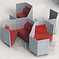 modular armchair / for public buildings - TRAPEZE