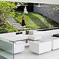 modular sofa / contemporary / garden - LAZY by Kris Van Puyvelde