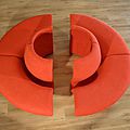 modular upholstered bench / for public buildings - HIDDEN