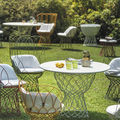 original design armchair / by Patricia Urquiola / garden - RE-TROUVÉ