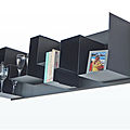 original design shelf / wall / metal - ONE by Andrei Munteanu