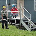 outdoor staircase / straight - OSHA