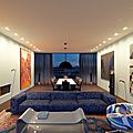 panel-mount spotlight / ceiling / halogen / round - PIÙ: PIANO