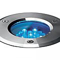 panel-mount spotlight / floor standing / LED / submersible - EGO MINI 15 RGB