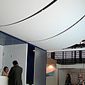 paper stretched ceiling - DROP GONDOLA by Go Up