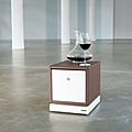 patient bedside table / contemporary / wood - ART320-NT