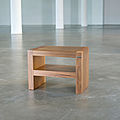 patient bedside table / contemporary / wood - ART321-NT
