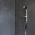 pattern coating / interior / waxed cement - RAVEN