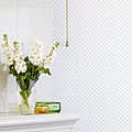 patterned wallpaper / fire retardant - ARVID (NW)