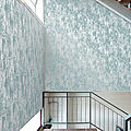patterned wallpaper / non-woven - ATTRITION DULLL NICKEL