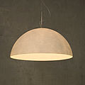pendant lamp / contemporary - MEZZA LUNA 1 NEBULITE WHITE