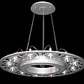 pendant lamp / contemporary / Aluminium - LIGHT RING LR12 by Charles Loomis