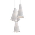 pendant lamp / original design / porcelain / borosilicate - 21.3