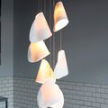 pendant lamp / original design / porcelain / borosilicate - 21.7