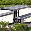 picnic table / for public spaces - GRETCHEN by Amo Yurk, IDSA