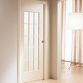 pocket door / wood / glass - PLEIADI