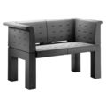 public bench / contemporary / metal / with backrest - AURIGA