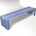 public bench / metal / contemporary - WS-200