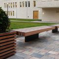 public bench / wood / contemporary - HOVA