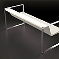 public buildings upholstered bench - MEETING POINT by Vicente Soto