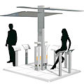 public spaces smoking enclosure - MOD. 2