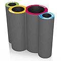 recycling for waste separation trash can - BUBBLE