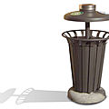 recycling for waste separation trash can / for public spaces - ARIA : ECO CALIX
