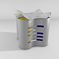 recycling for waste separation trash can / for public spaces - ONDA