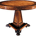 Regency table / classic style / round - REGENCY : 5165