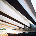 reinforced concrete beam / for bridges - T