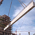 reinforced concrete beam / prefabricated / I - TI