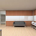 removable partition / acoustic / wooden - LINE by R&S Mascagni