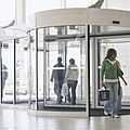 revolving door / for commercial buildings / automatic / high capacity - TWINTOUR