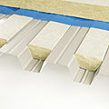 rock wool insulation panel / acoustic / rigid - INFILL