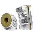 rock wool roll insulation / fire-resistant / gypsium with aluminum steam barrier / air duct - PAROC HVAC BEND ALUCOAT T