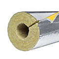 rock wool roll insulation / fire-resistant / gypsium with aluminum steam barrier / air duct - PAROC ALUCOAT T