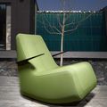 rocking armchair / original design - SWING by René Šulc