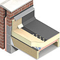 roofs sandwich panel / plywood facing / polyisocyanurate core - THERMAROOF TR31