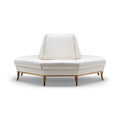 round upholstered bench / for public buildings - LIONELLI