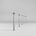 security bollard / for public spaces - BUBBLE
